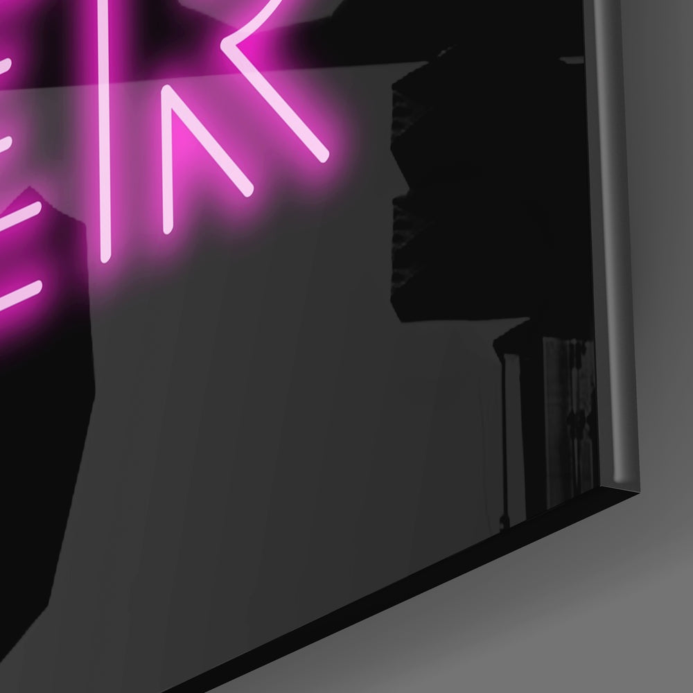 ‚ÄúNow or Never‚Äù Glass Wall Art