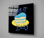 ‚ÄúCake It Easy‚Äù Glass Wall Art