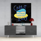 ‚ÄúCake It Easy‚Äù Glass Wall Art