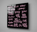 ‚ÄúRelax‚Äù Glass Wall Art