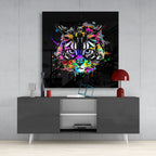 Cat Art Glass Wall Art