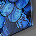 Fish Scale Glass Wall Art
