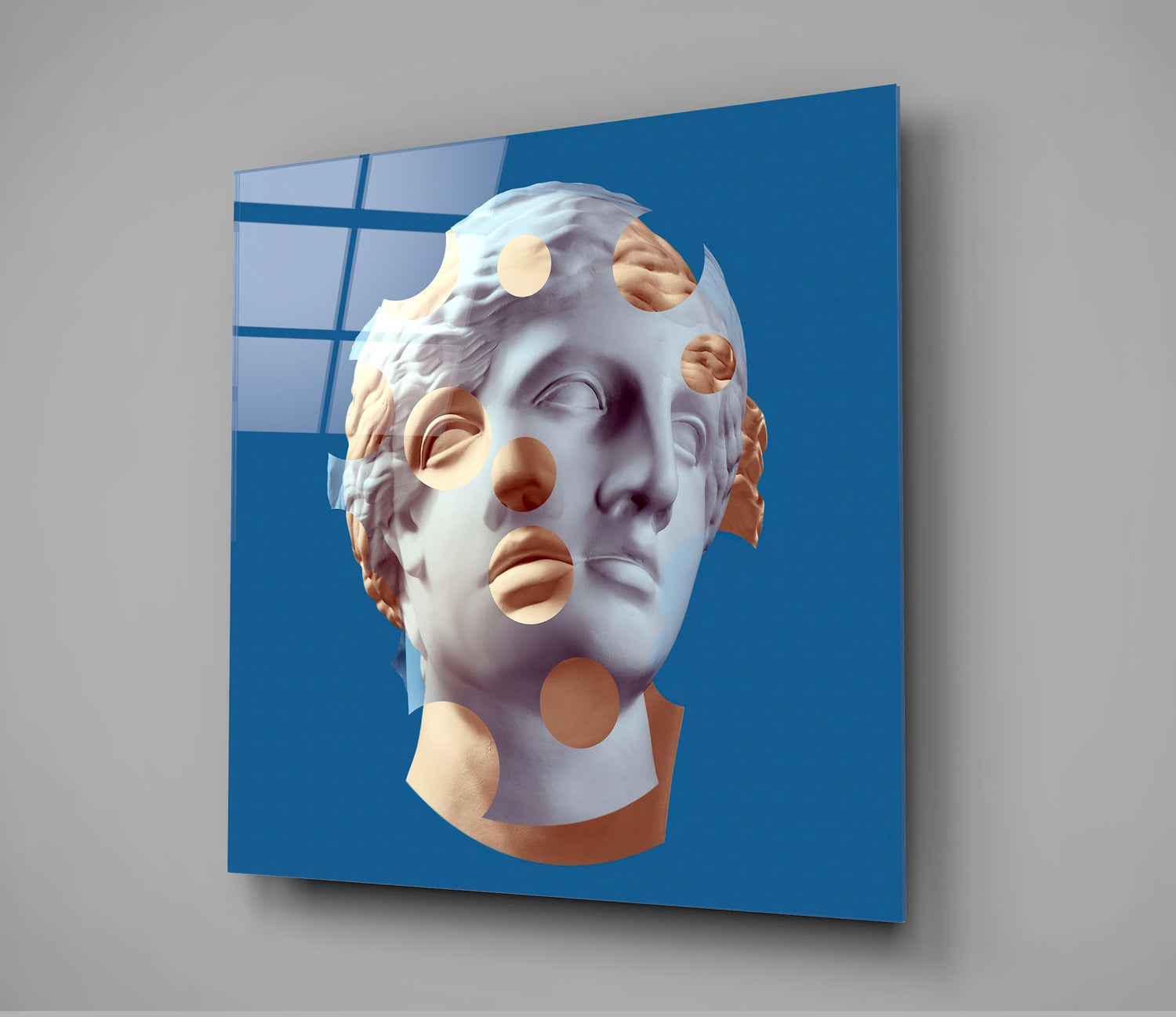 Sculpture Glass Wall Art | Insigne Art Design