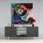 Meditation Glass Wall Art | Insigne Art Design