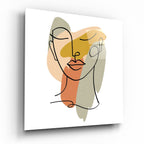 Abstract Lines Glass Wall Art | Insigne Art Design