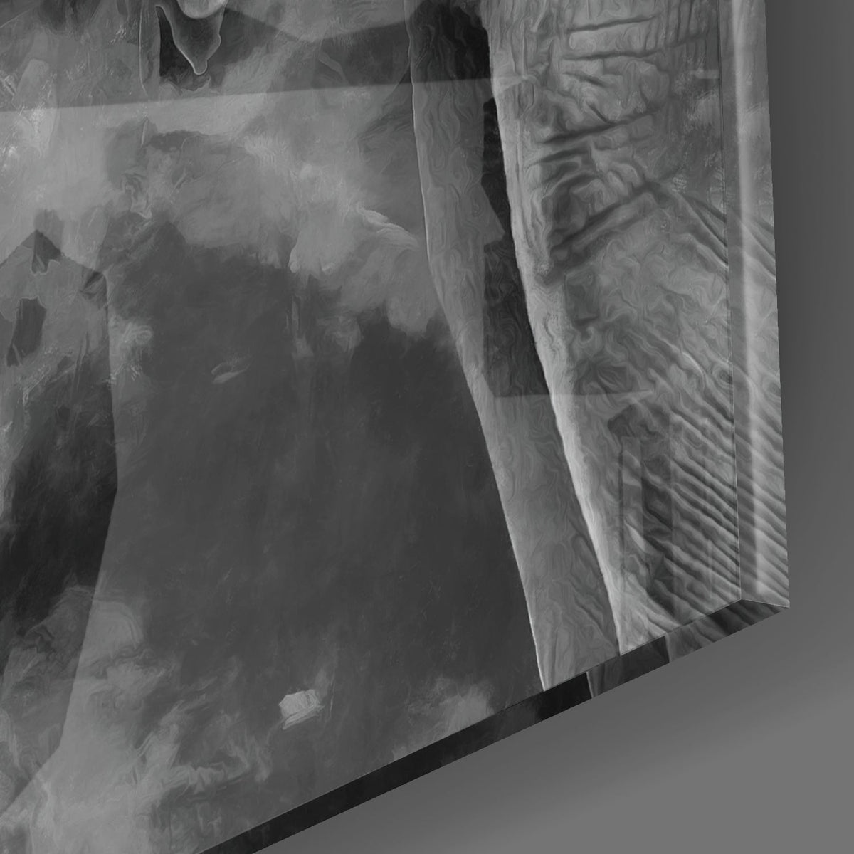 Elephant Glass Wall Art | Insigne Art Design