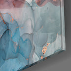Colored Marble Glass Wall Art | Insigne Art Design
