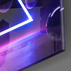 Triangle Glass Wall Art | Insigne Art Design