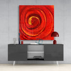 Cycle of Red Glass Wall Art | Insigne Art Design