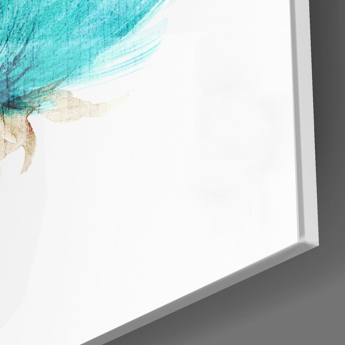 Watercolor Flower Glass Wall Art | Insigne Art Design