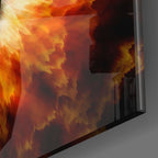 Fire Eye Glass Wall Art | Insigne Art Design