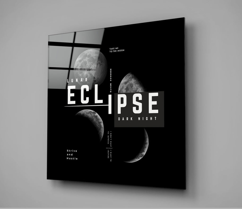 Eclipse Glass Wall Art | Insigne Art Design