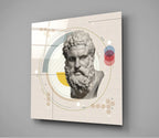 Statue Glass Wall Art | Insigne Art Design