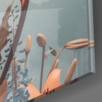 In The Flowers Glass Wall Art | Insigne Art Design
