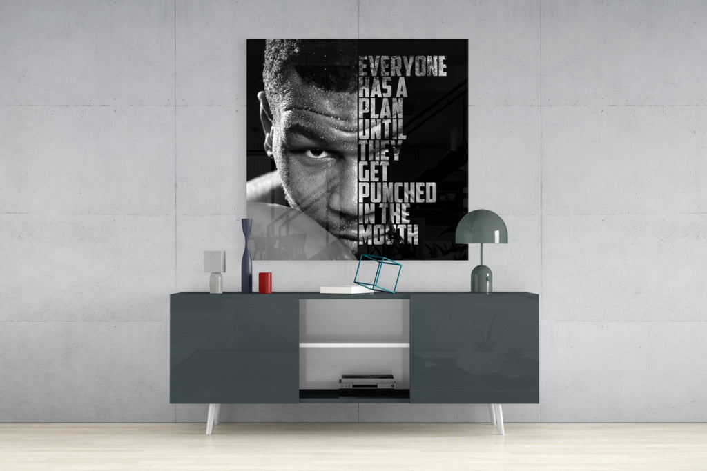 Muhammad Ali  Glass Wall Art