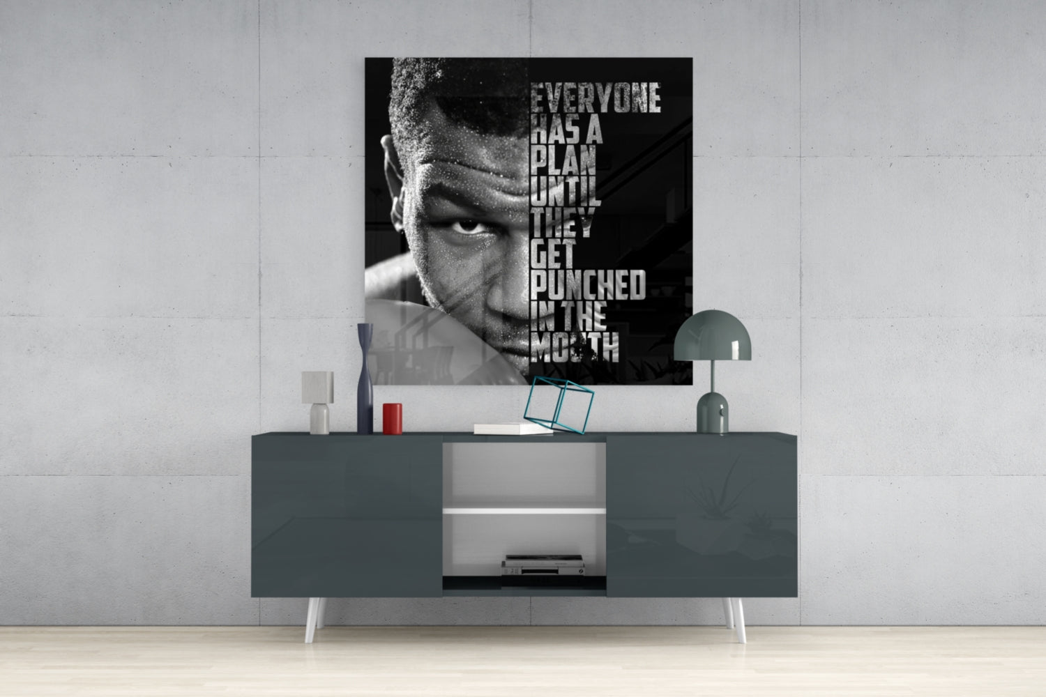 Muhammad Ali  Glass Wall Art