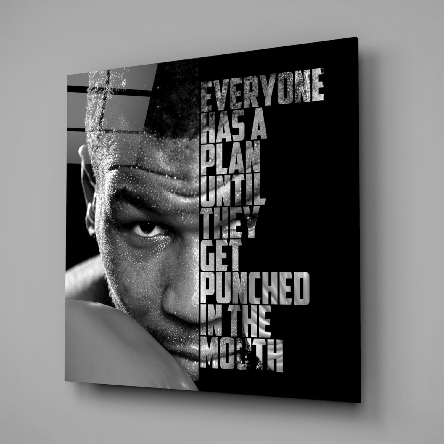 Muhammad Ali  Glass Wall Art