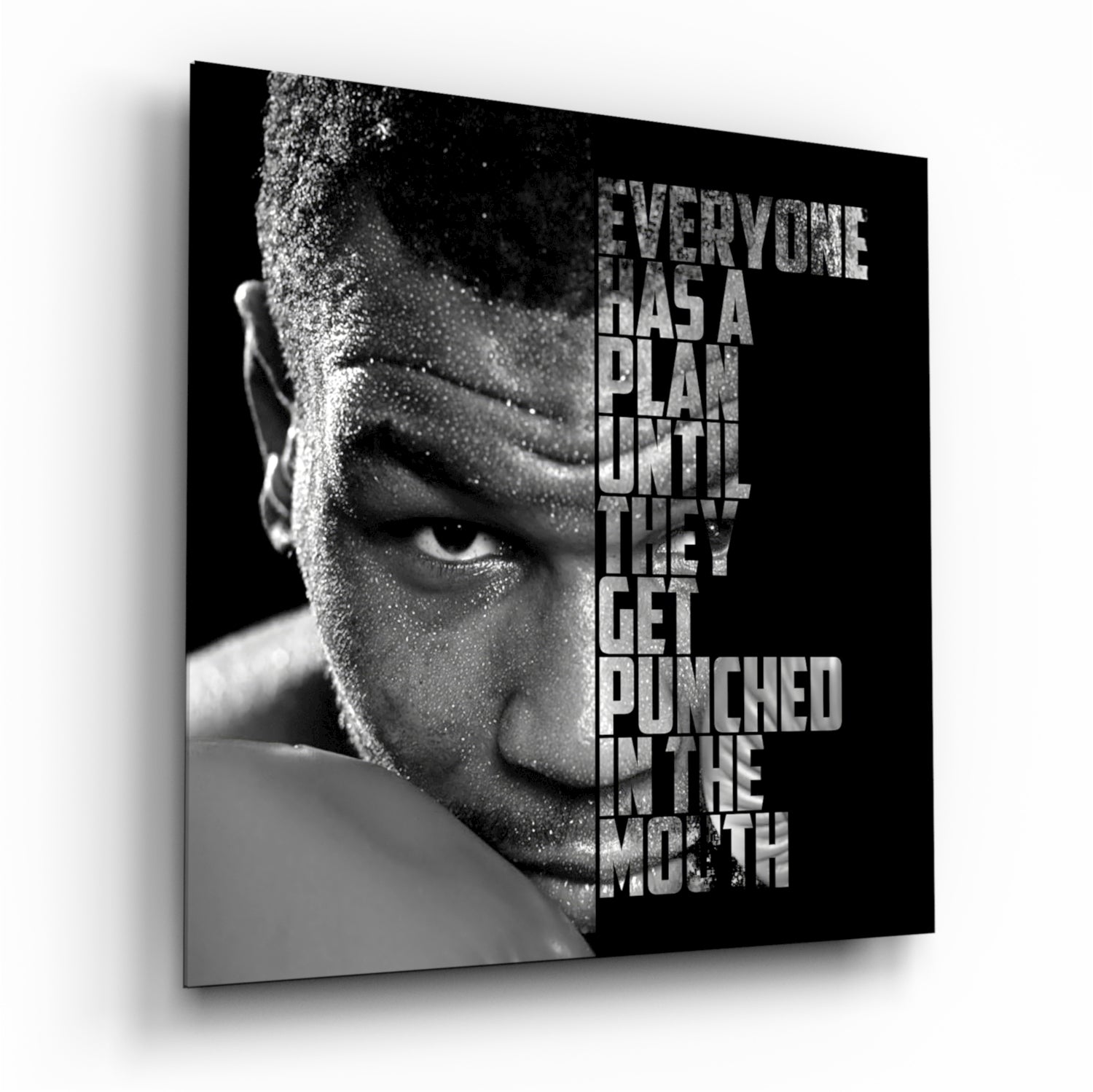 Muhammad Ali  Glass Wall Art