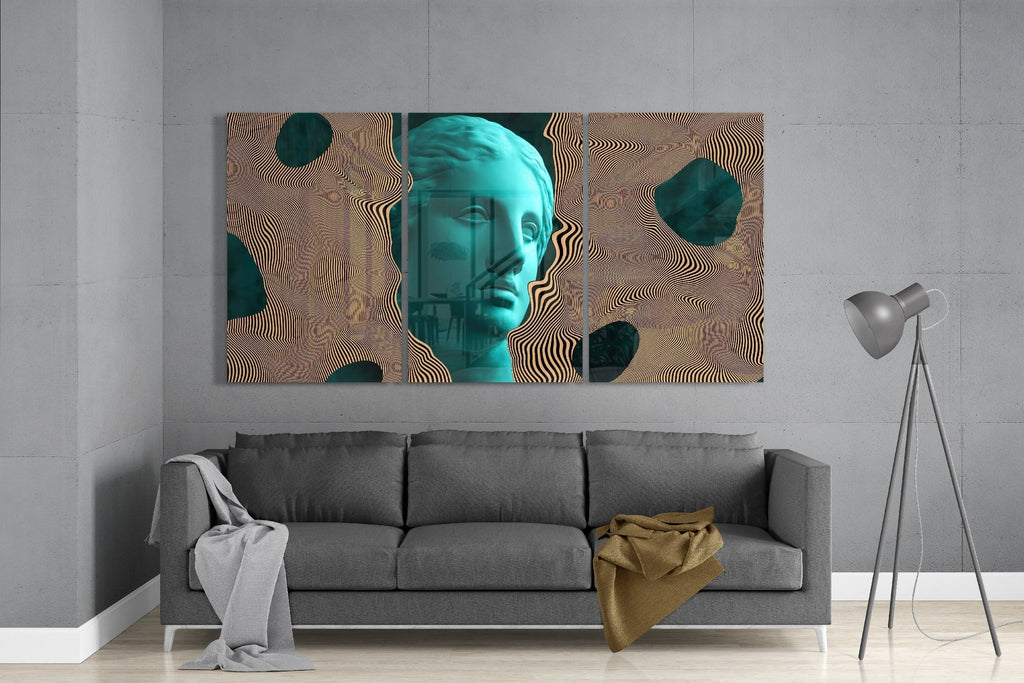 Statue Glass Art Mega Glass Wall Art