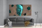 Statue Glass Art Mega Glass Wall Art