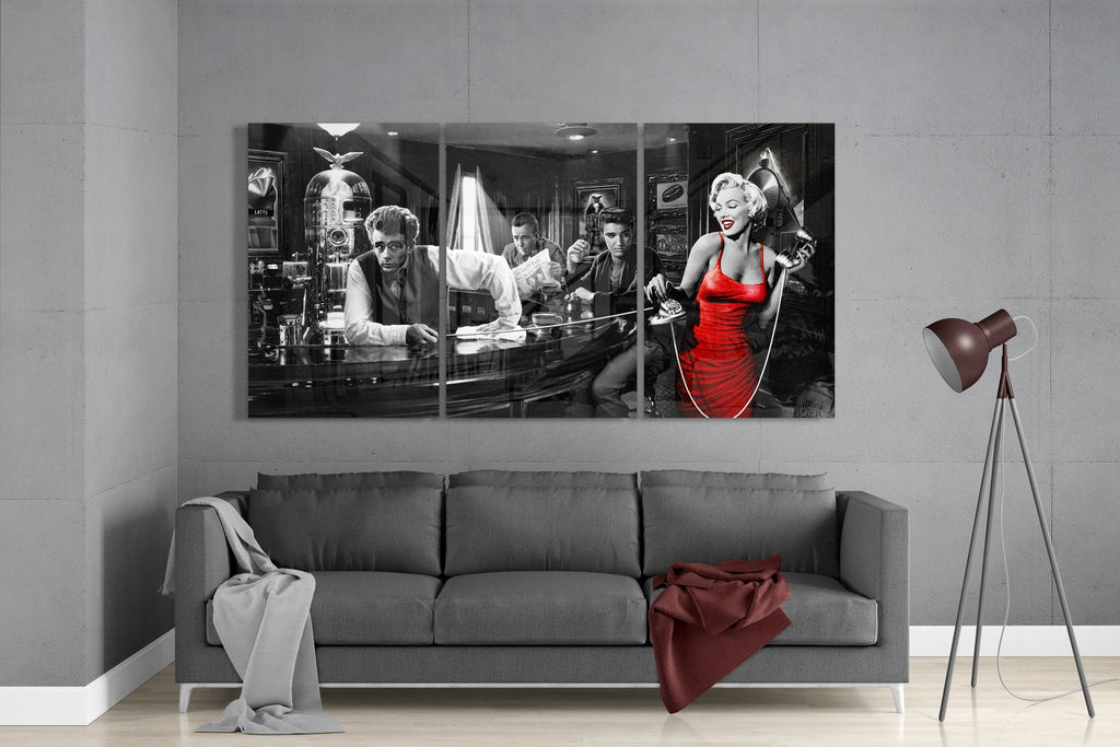 Marilyn Monroe Mega Glass Wall Art