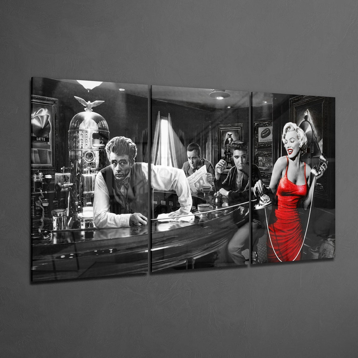 Marilyn Monroe Mega Glass Wall Art