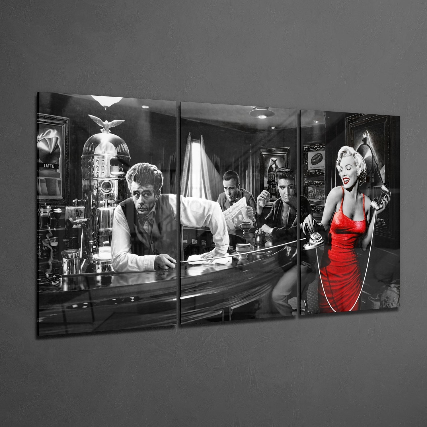 Marilyn Monroe Mega Glass Wall Art