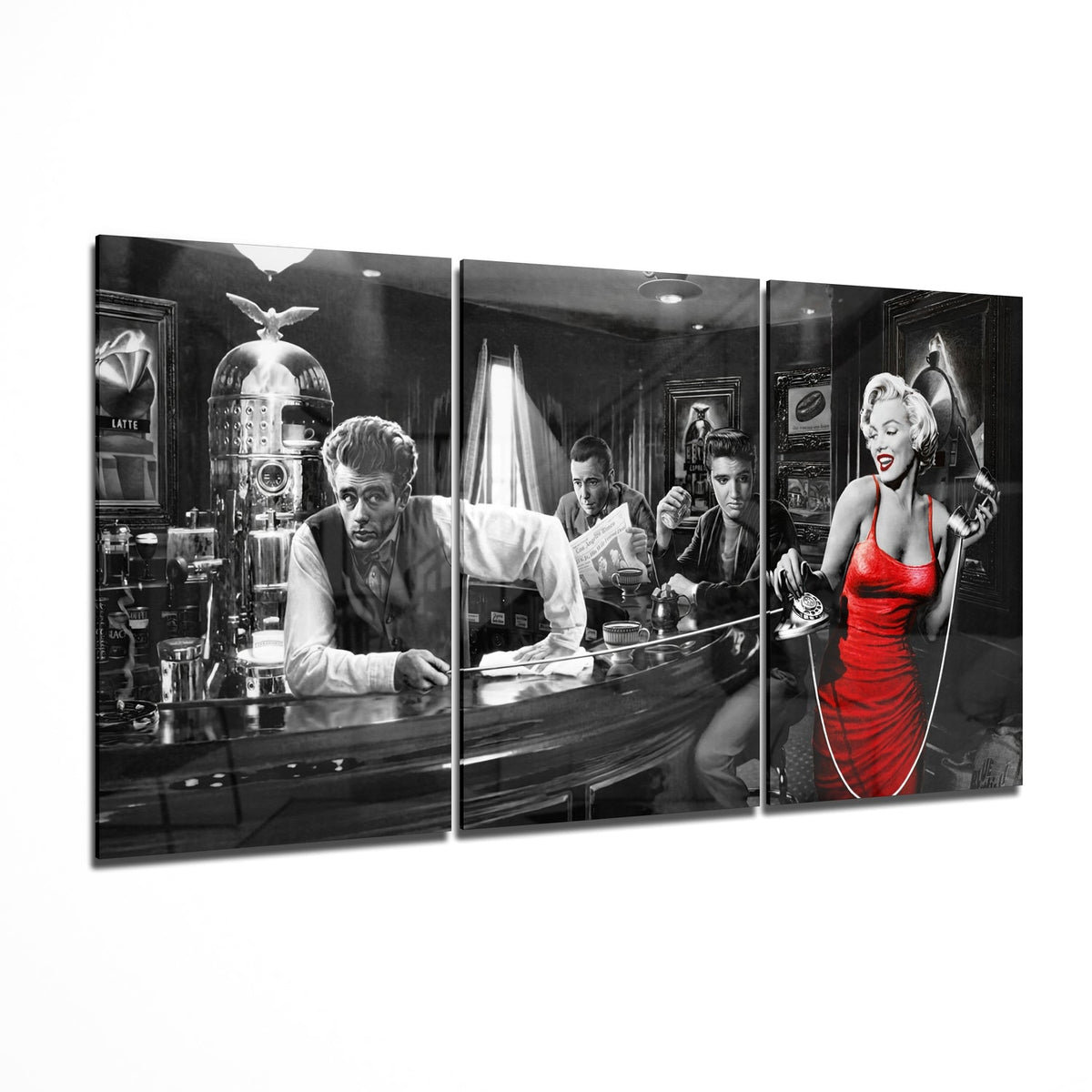 Marilyn Monroe Mega Glass Wall Art