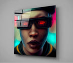 Virtual Life Glass Wall Art  || Designer Collection | Insigne Art Design