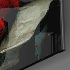 Red Forest Glass Wall Art  || Designer Collection | Insigne Art Design