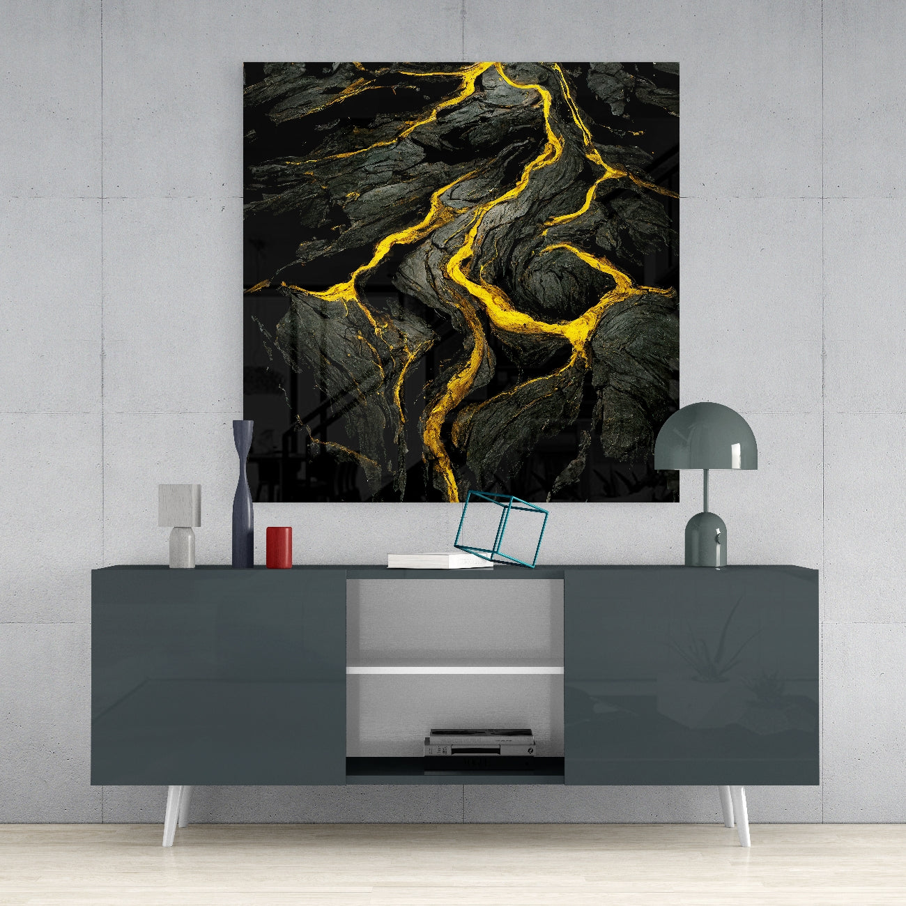 Lava Glass Wall Art  || Designer Collection | Insigne Art Design