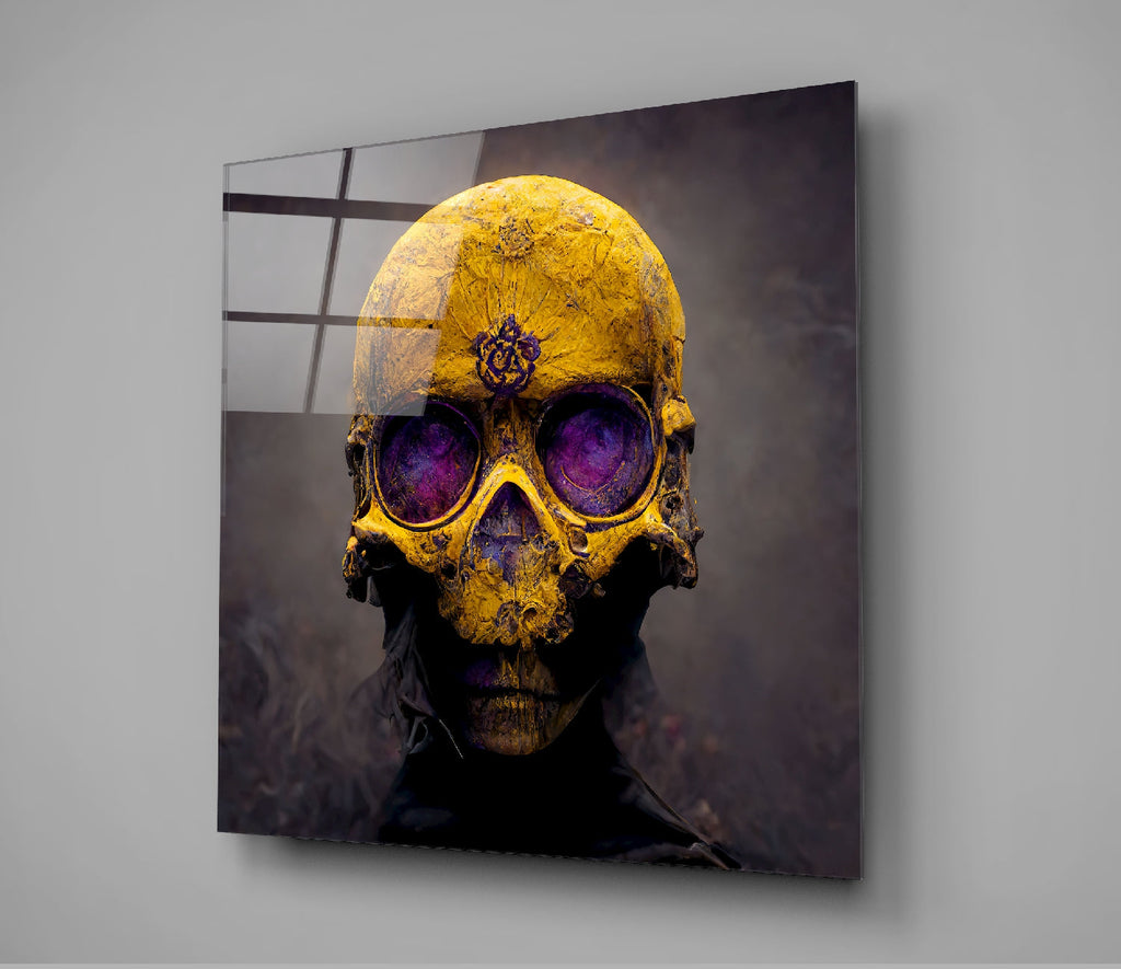 Yellow Head Glass Wall Art  || Designer Collection | Insigne Art Design