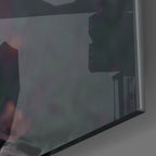 Orange Head Glass Wall Art  || Designer Collection | Insigne Art Design