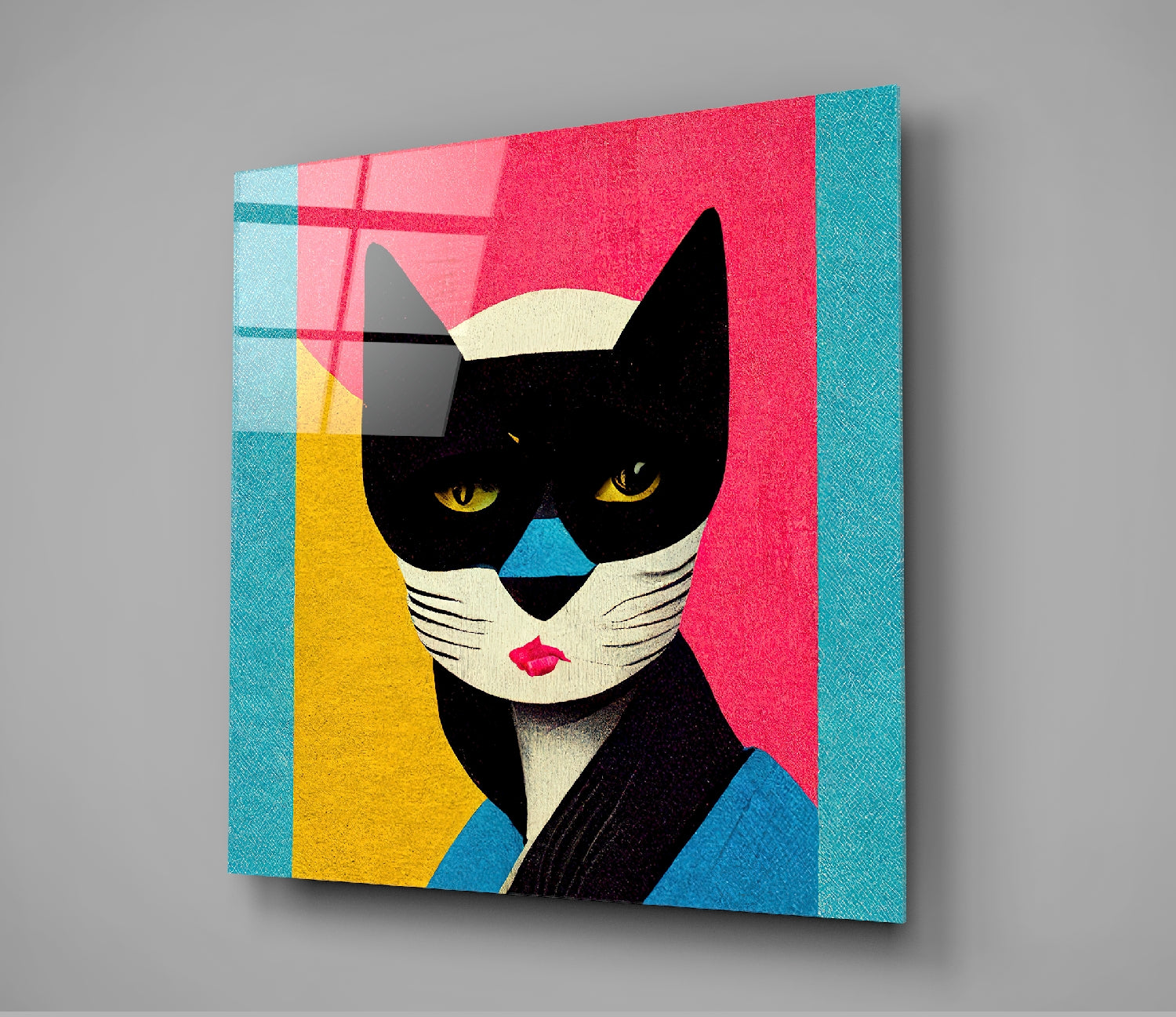 Masked Glass Wall Art  || Designer Collection | Insigne Art Design