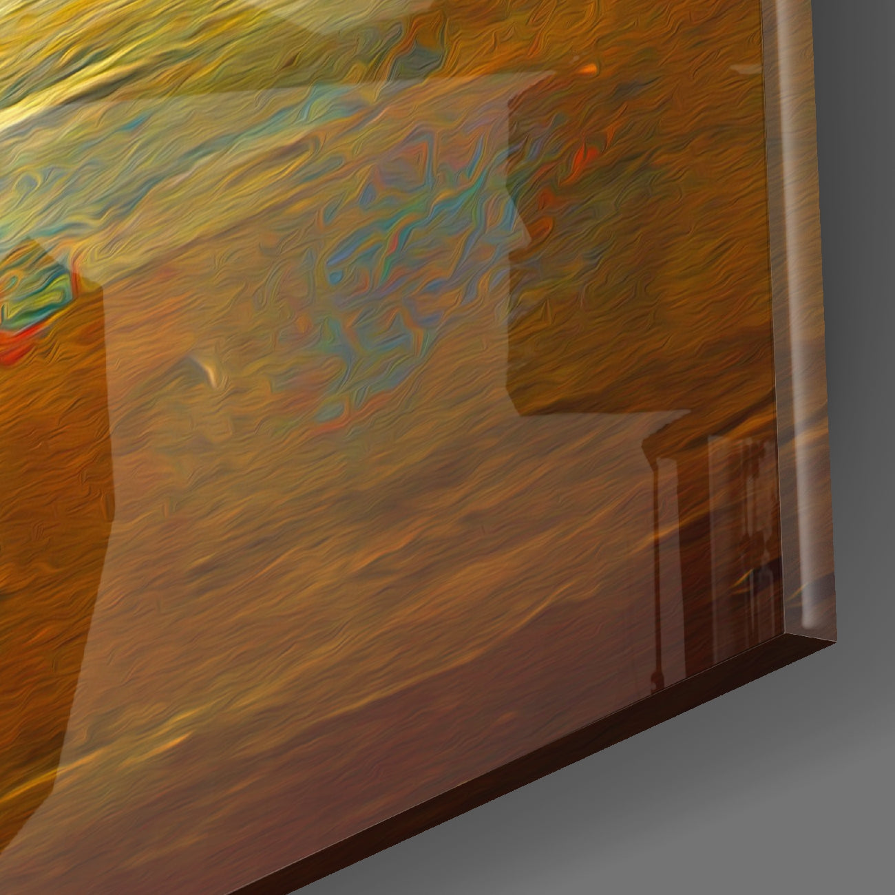 Dancing in the Rain Glass Wall Art  || Designers Collection | Insigne Art Design