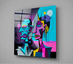 Picasso's Mind Glass Wall Art  || Designer Collection | Insigne Art Design