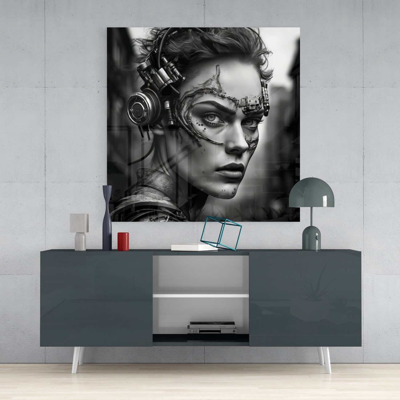 Woman Warrior Glass Wall Art  || Designer Collection | Insigne Art Design