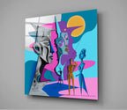 Picasso's Mind Glass Wall Art  || Designer Collection | Insigne Art Design