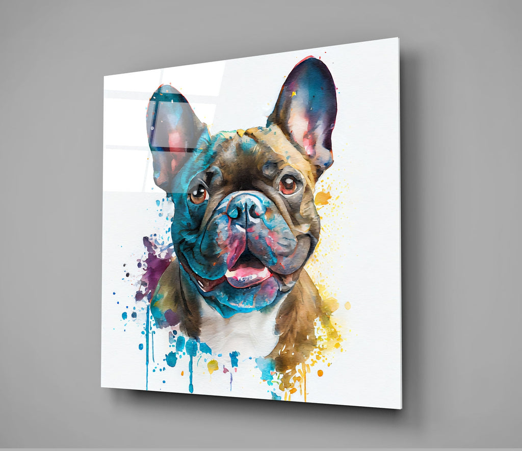 Cute Dog Glass Wall Art  || Designers Collection | Insigne Art Design