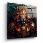 Lion King Glass Wall Art  || Designer Collection | Insigne Art Design