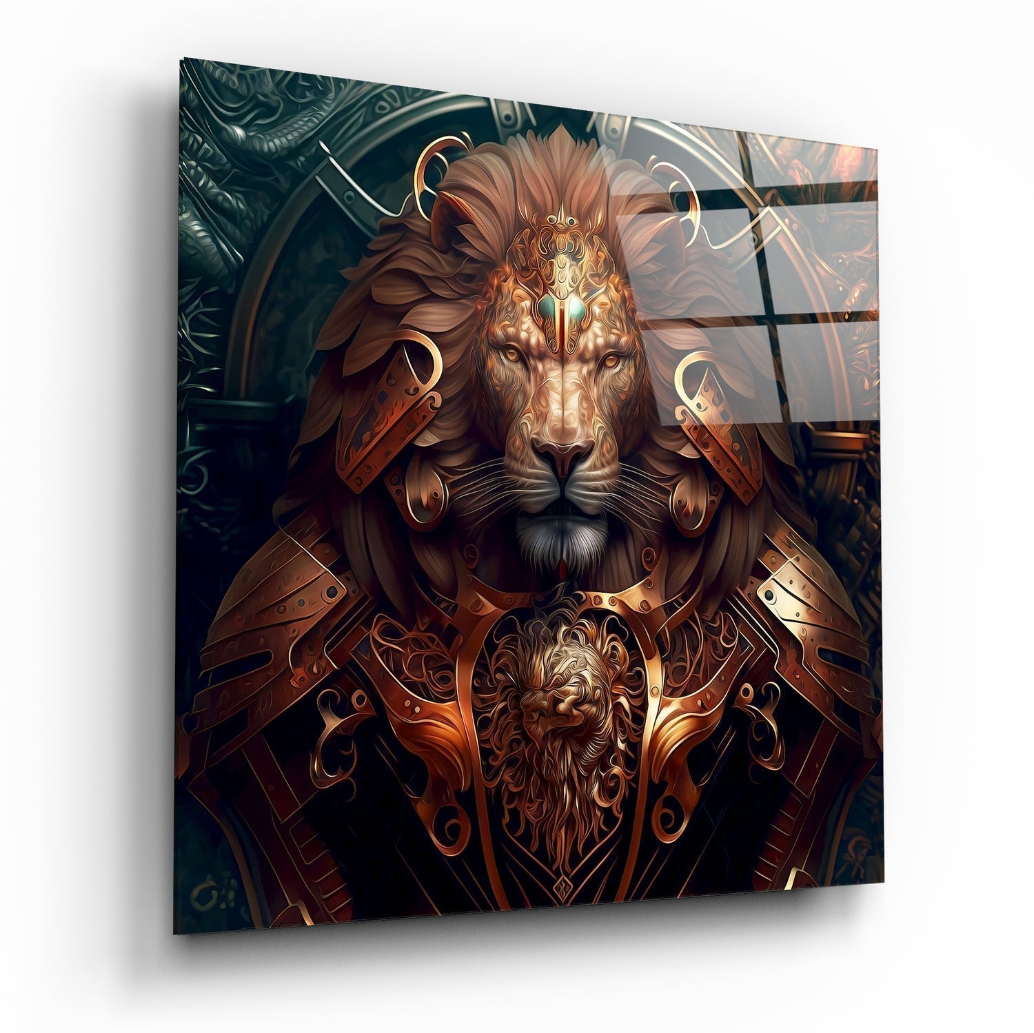 Lion King Glass Wall Art  || Designer Collection | Insigne Art Design