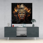 The Wrath of the Woman Glass Wall Art  || Designer Collection | Insigne Art Design