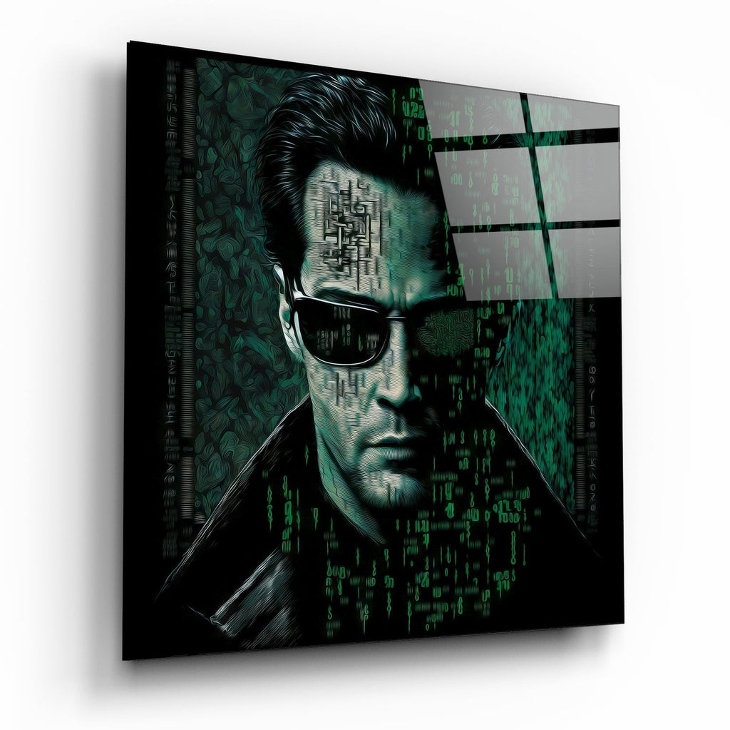 Matrix Glass Wall Art  || Designer Collection | Insigne Art Design