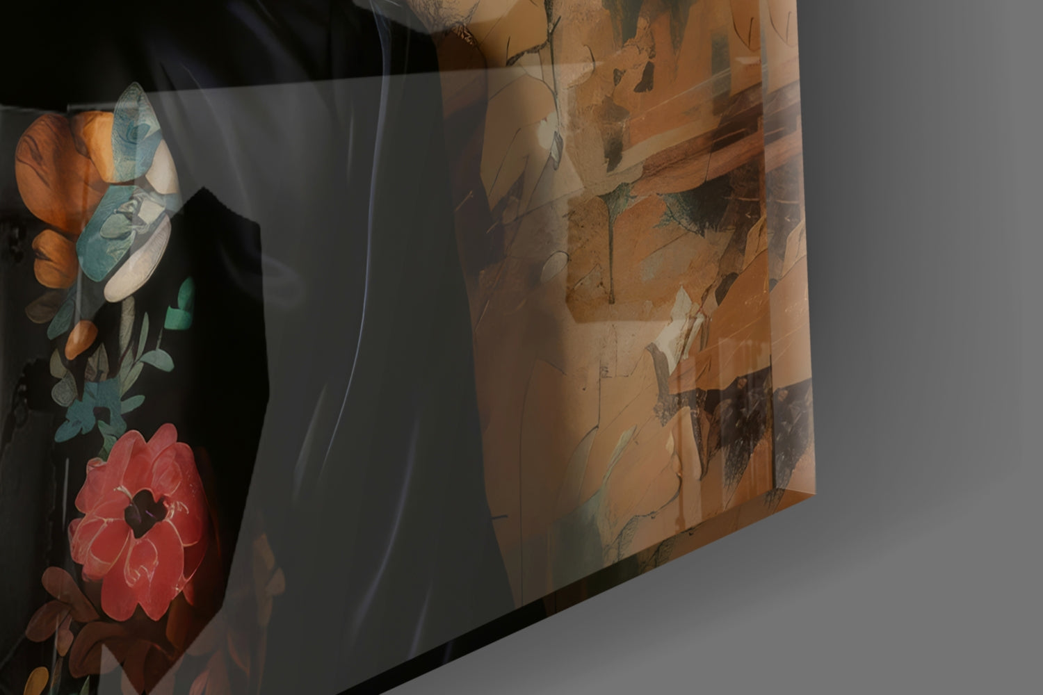 Frida Kahlo Glass Wall Art|| Designer Collection