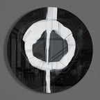 Abstract Glass Wall Art