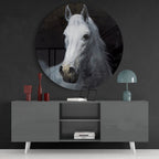 Horse Glass Wall Art