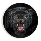 Black Panther Glass Wall Art