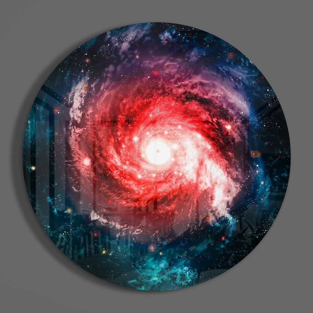 Space Glass Wall Art