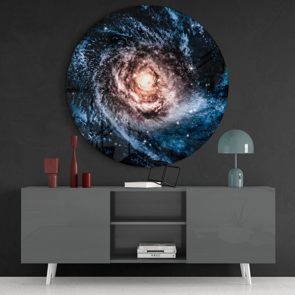 Space Glass Wall Art