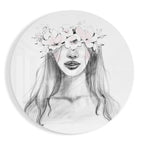 Flower Glass Wall Art